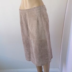 Linea by Louis Dell'Olio Suede Skirt Size M